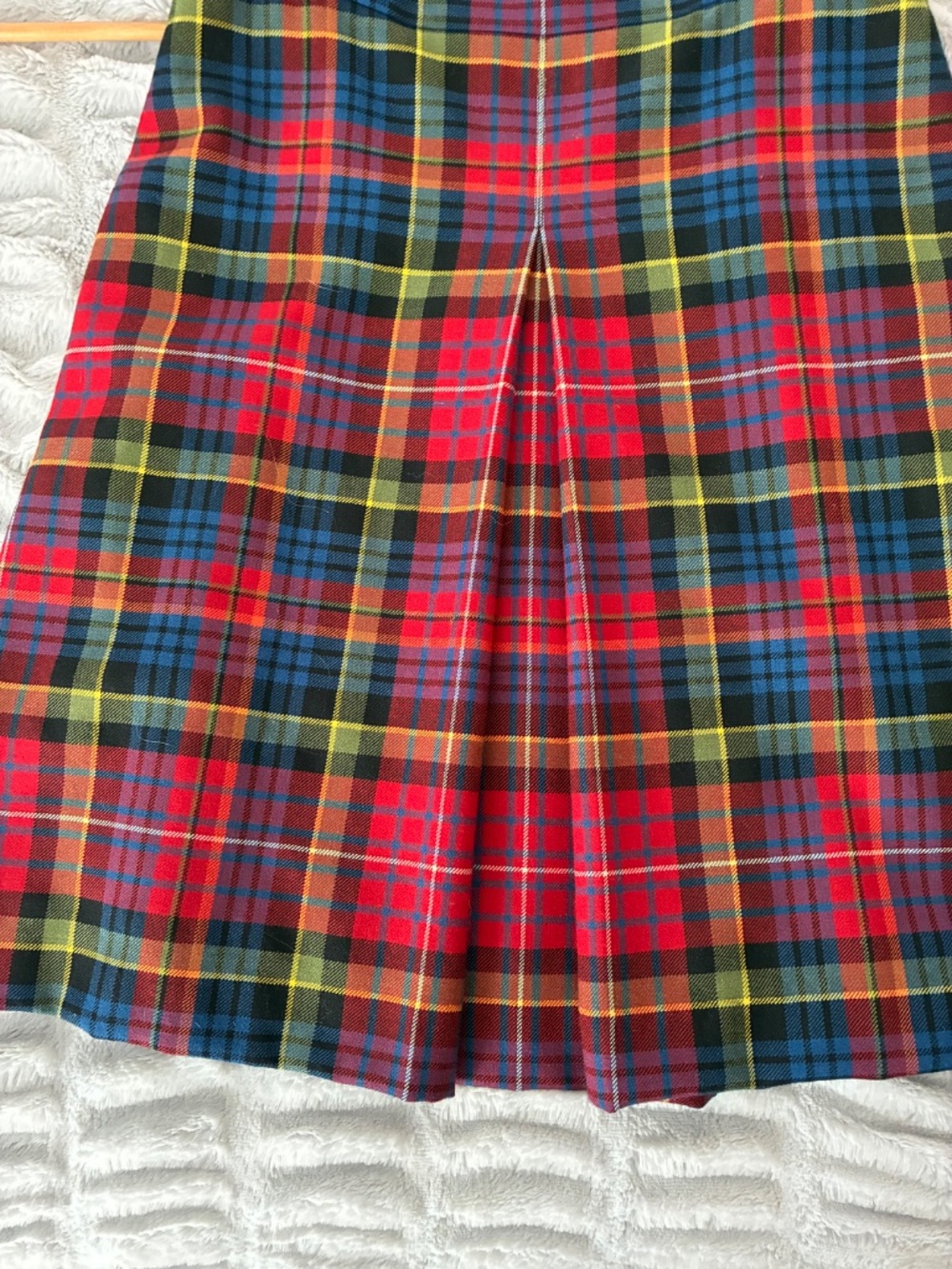 Brooks Brothers Red Fleece Plaid Dress Size 6 Tartan Short Sleeve - Picture 4 of 5